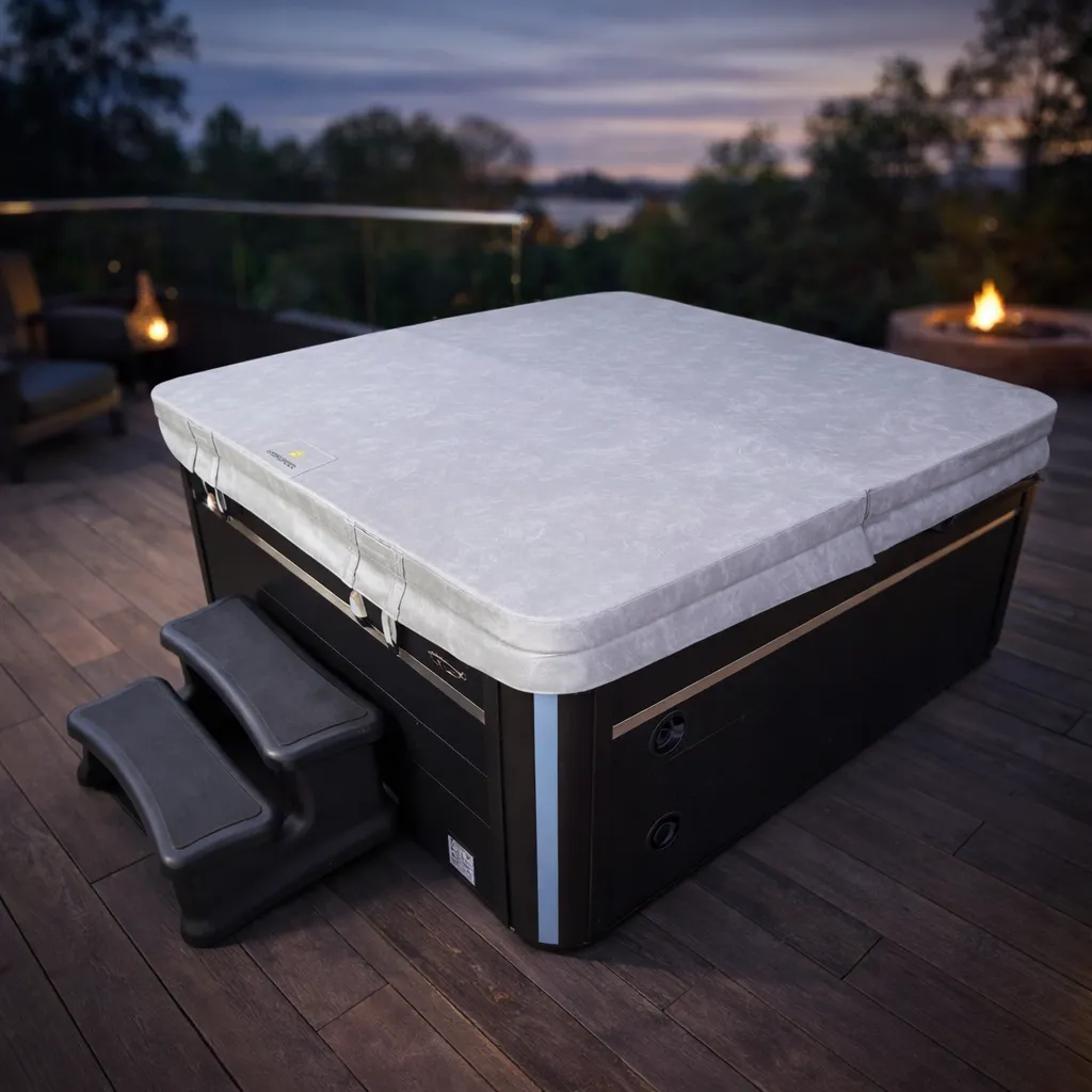 Couvert de spa en tissu Sunbrella