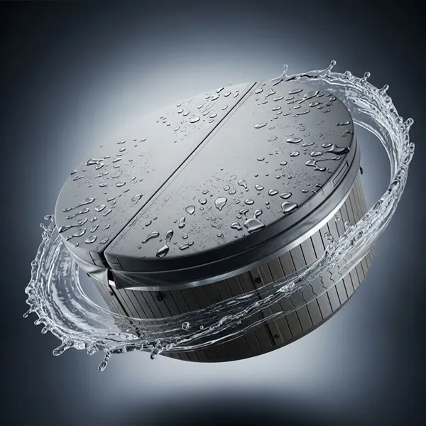 Couvert de spa rond